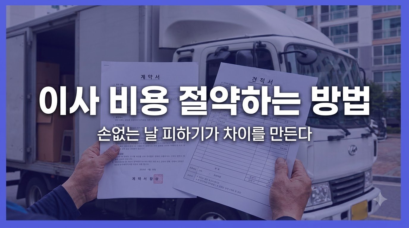 이사 비용 절약하는 법